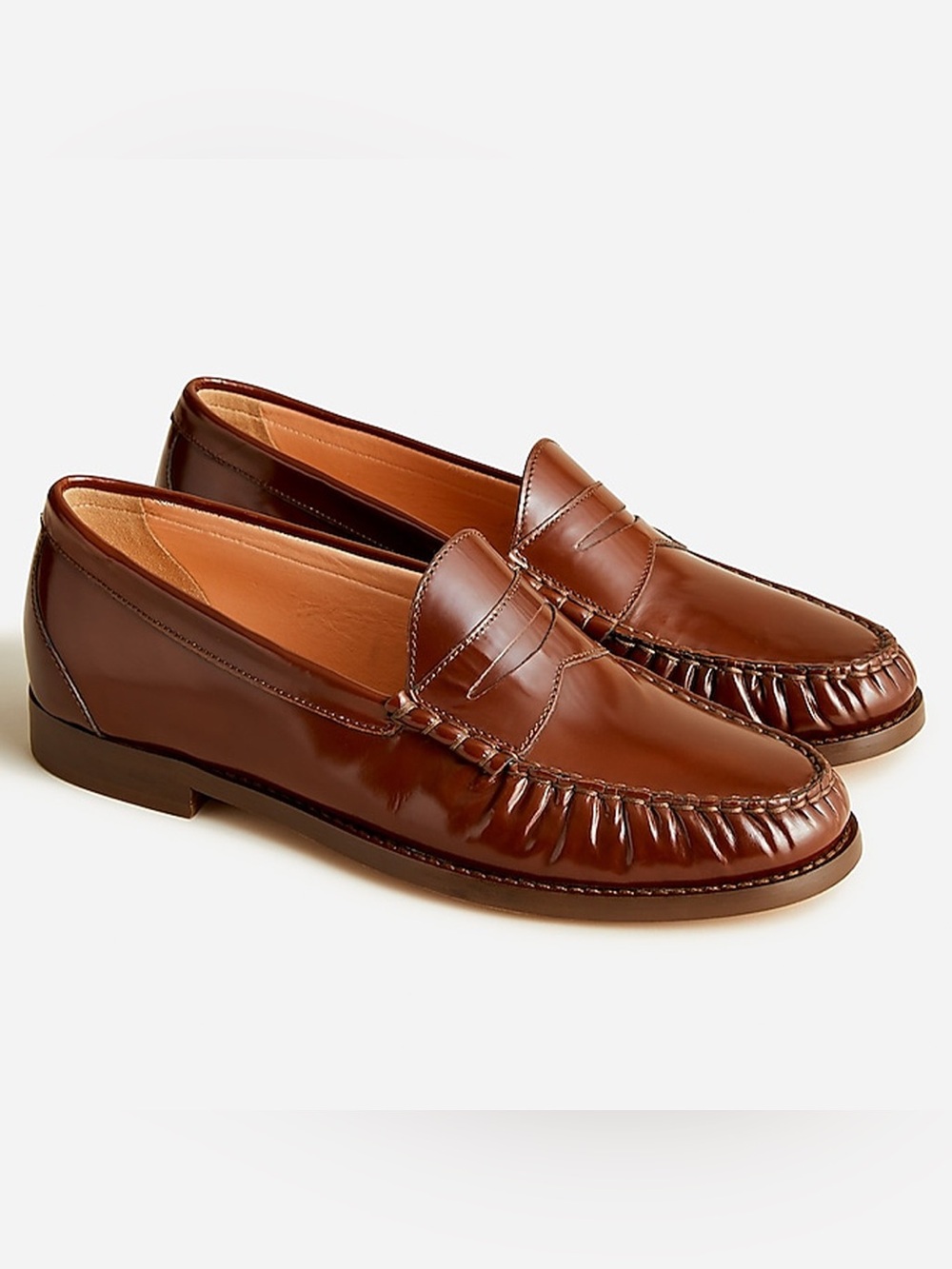 J. Crew Winona Penny Loafer in Brown